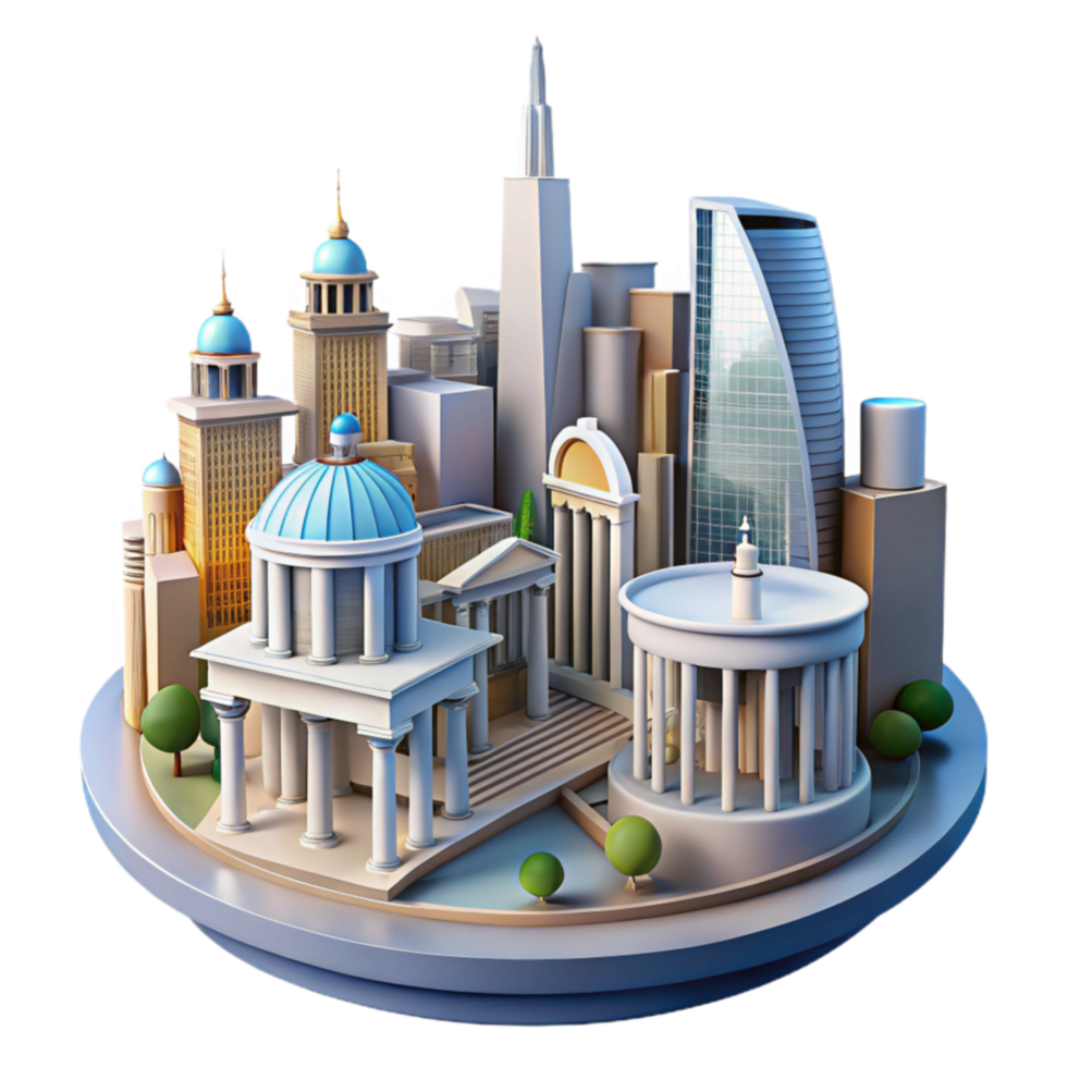 Cityscape Architectural Wonders, Modern Skyline, Urban Design png