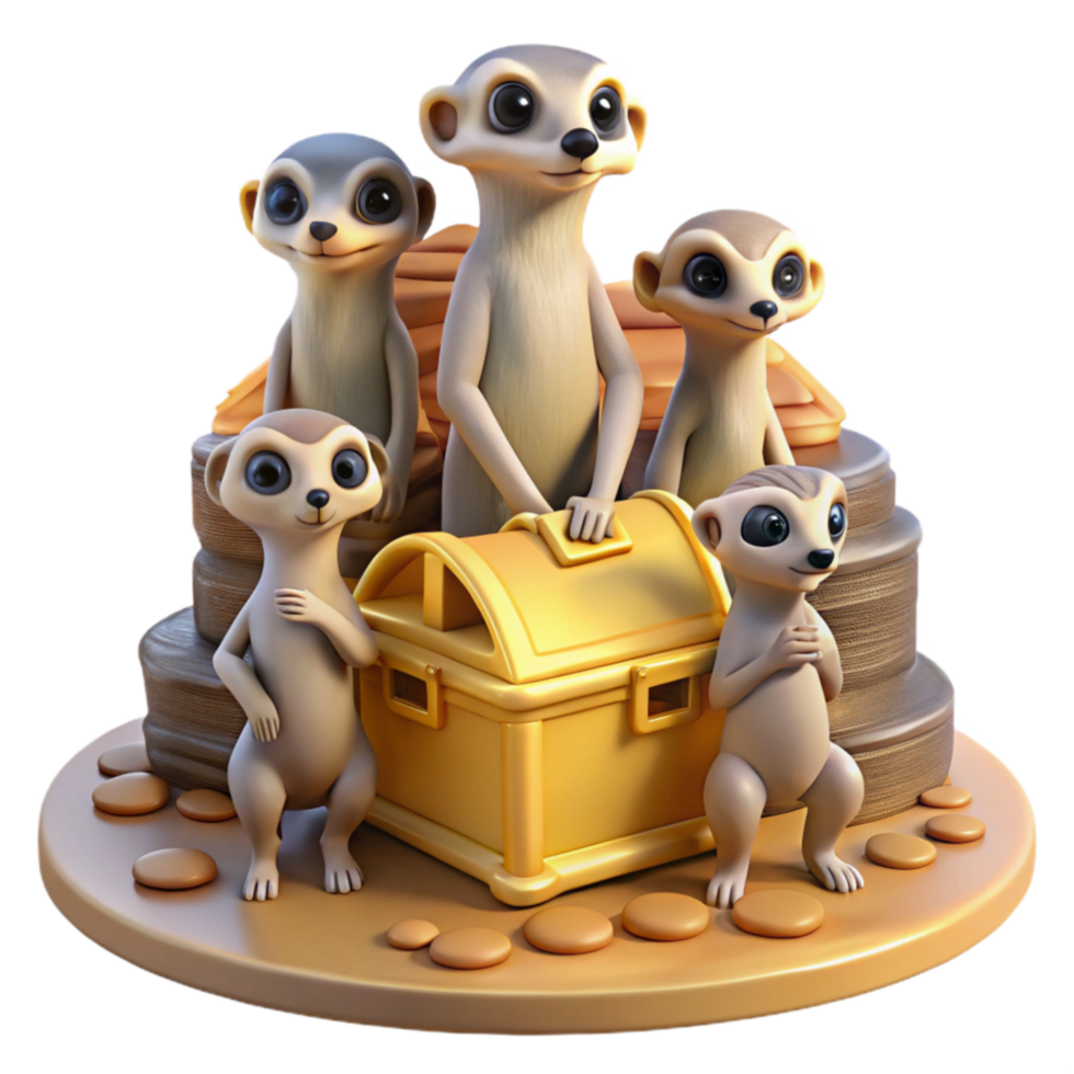 Meerkat Treasure A 3D Animated Adventure png