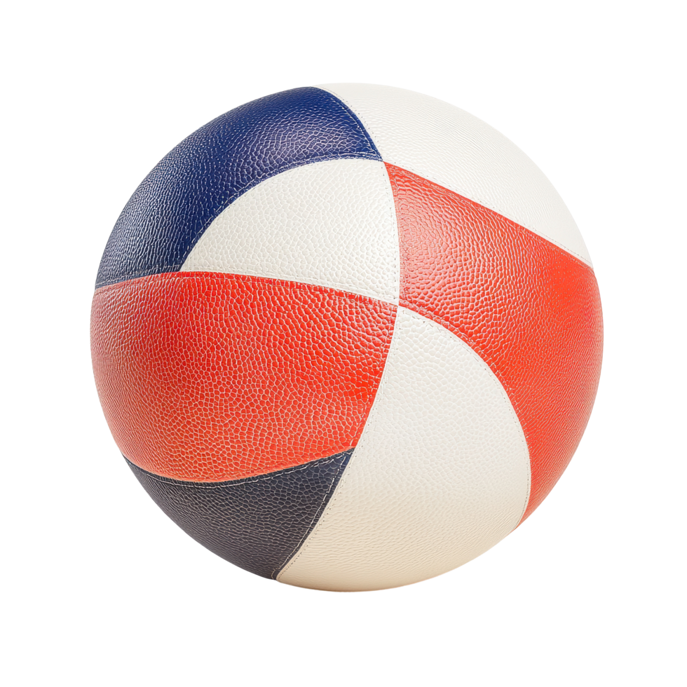 Volleyball on a Transparent background showcasing its colorful design and texture, Volleyball Ball, background png