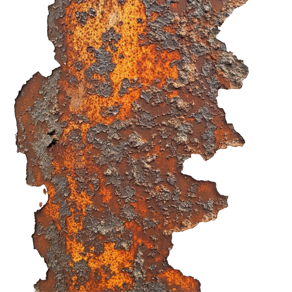 Exploring the beauty of rust and decay on weathered metal surfaces in a rustic setting, Rustic Rust The Beauty Time and Decay in Metal, Transparent background png