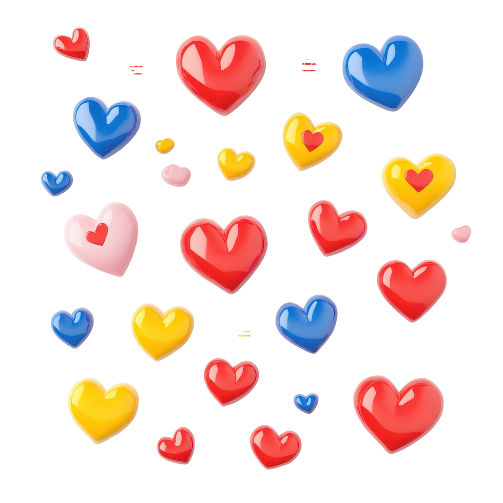 Understanding the impact of social media likes and love reactions on user engagement and interactions, Social Media Likes and Love Reactions Concept, Transparent background png