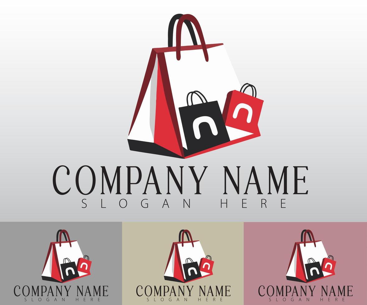 A compact and stylish shopping bag icon. vector
