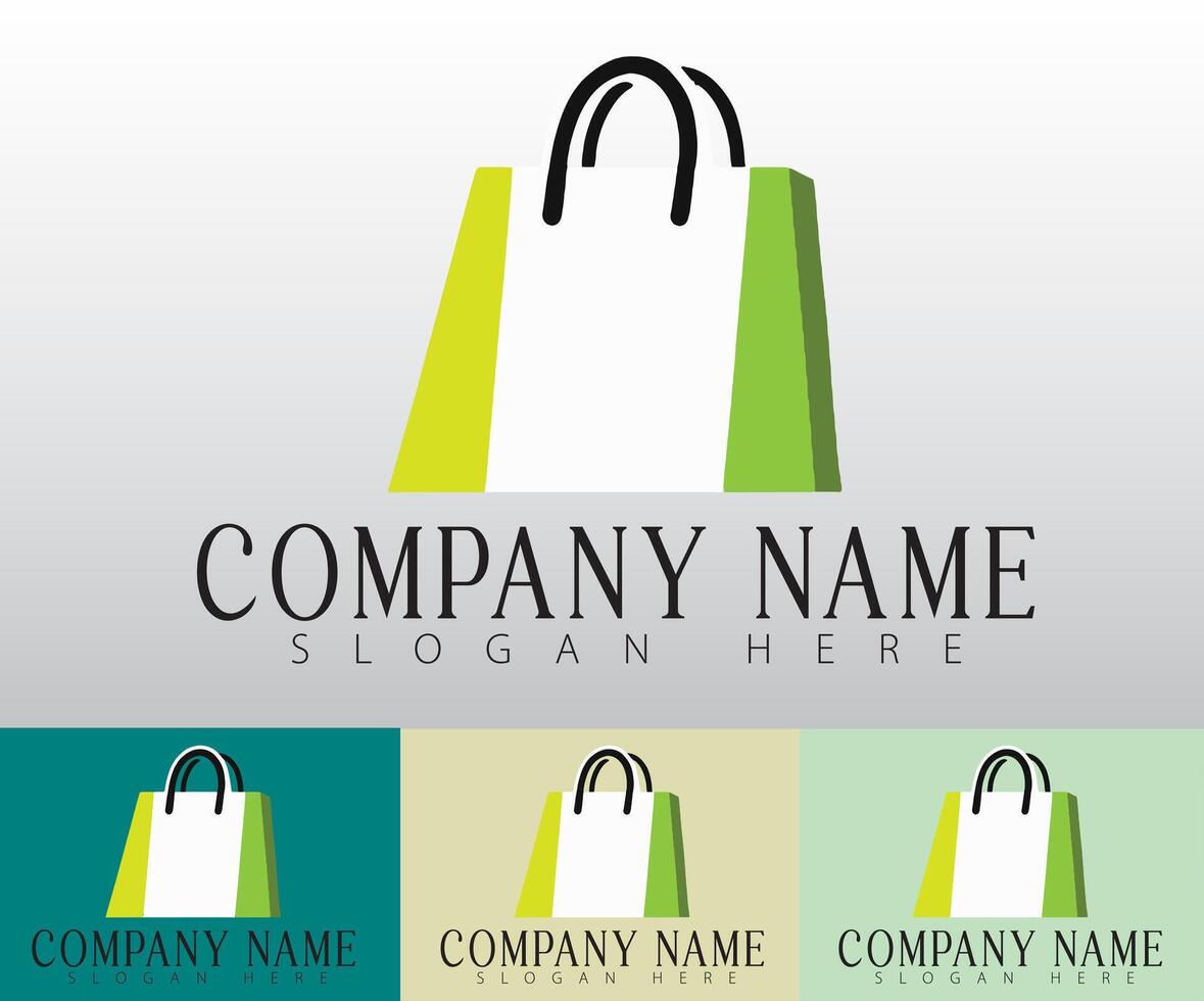 A straightforward and elegant shopping bag symbol. vector