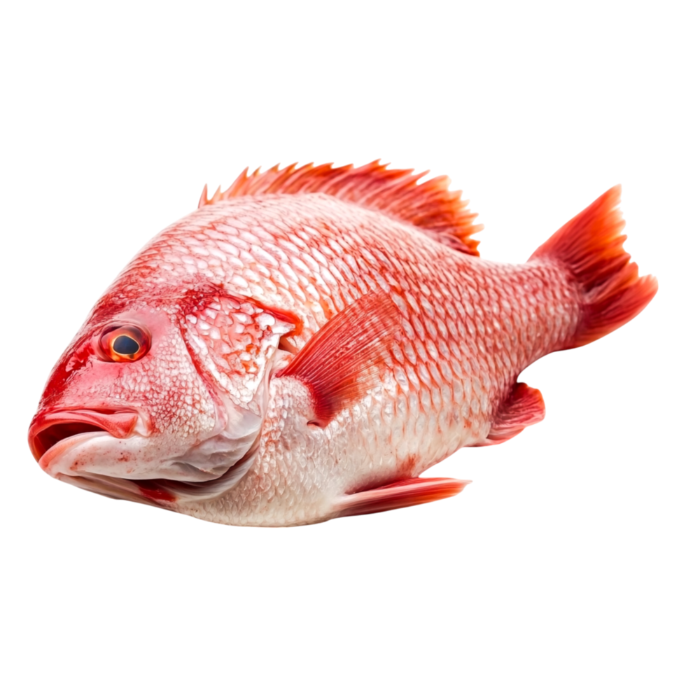 Fresh Red Snapper Fish on for Culinary Use png