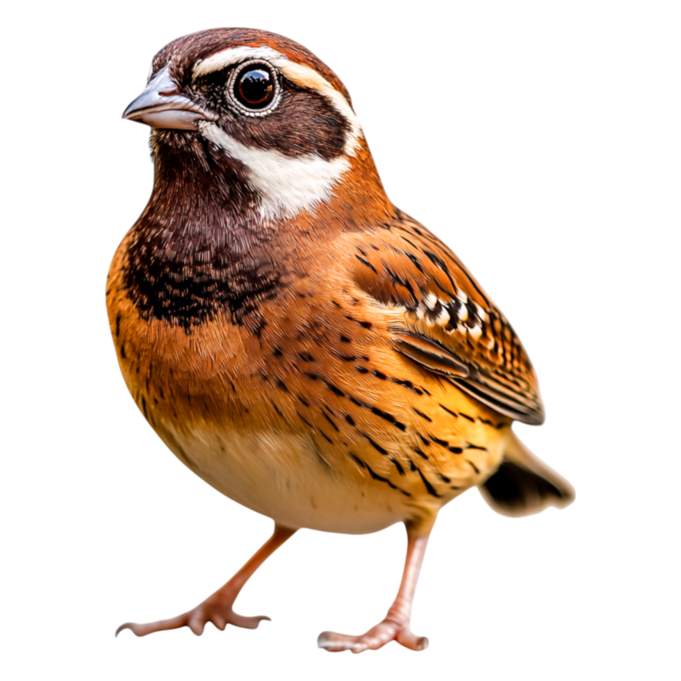 Vibrant Songbird with Ornate Feathers and Bright Eye Details png
