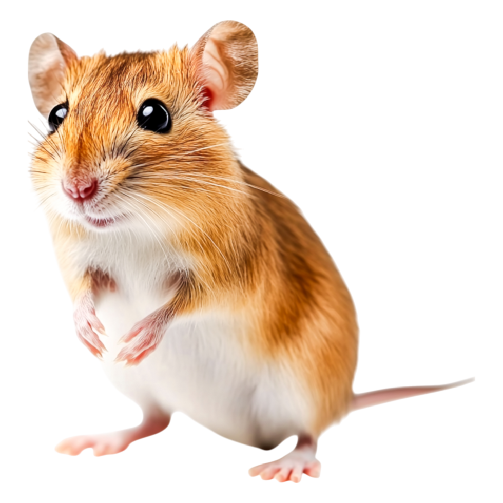 Cute and Adorable Small Rodent with Soft Fur and Bright Eyes png