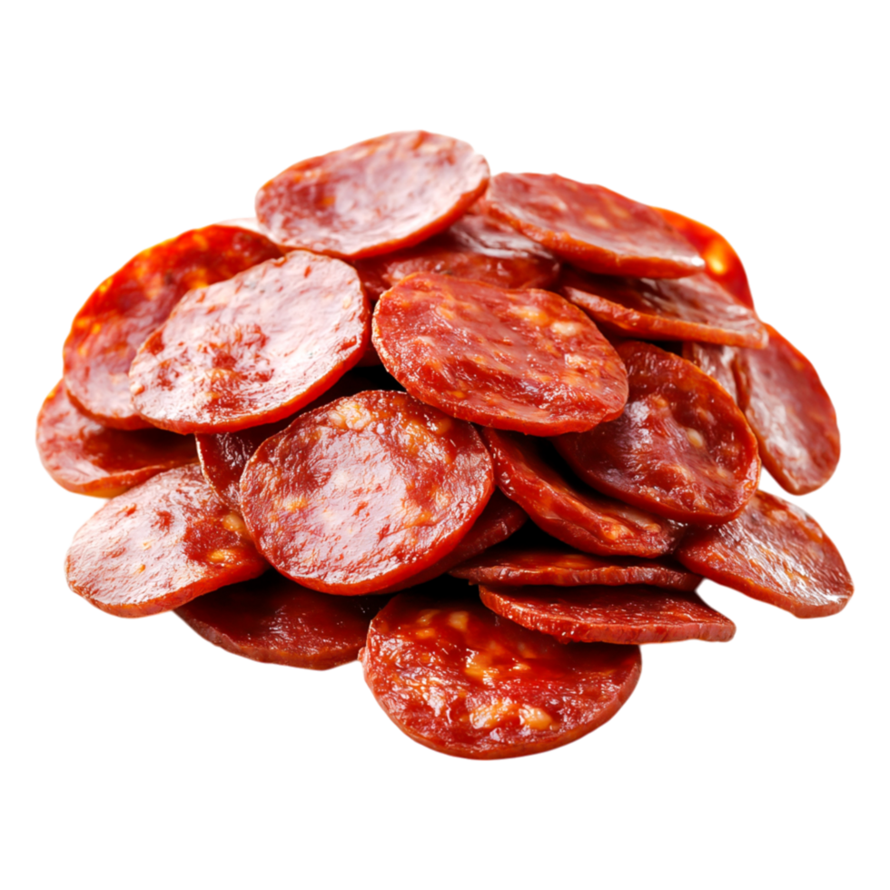 Freshly Sliced Chorizo Sausage for Culinary Delights and Recipes png