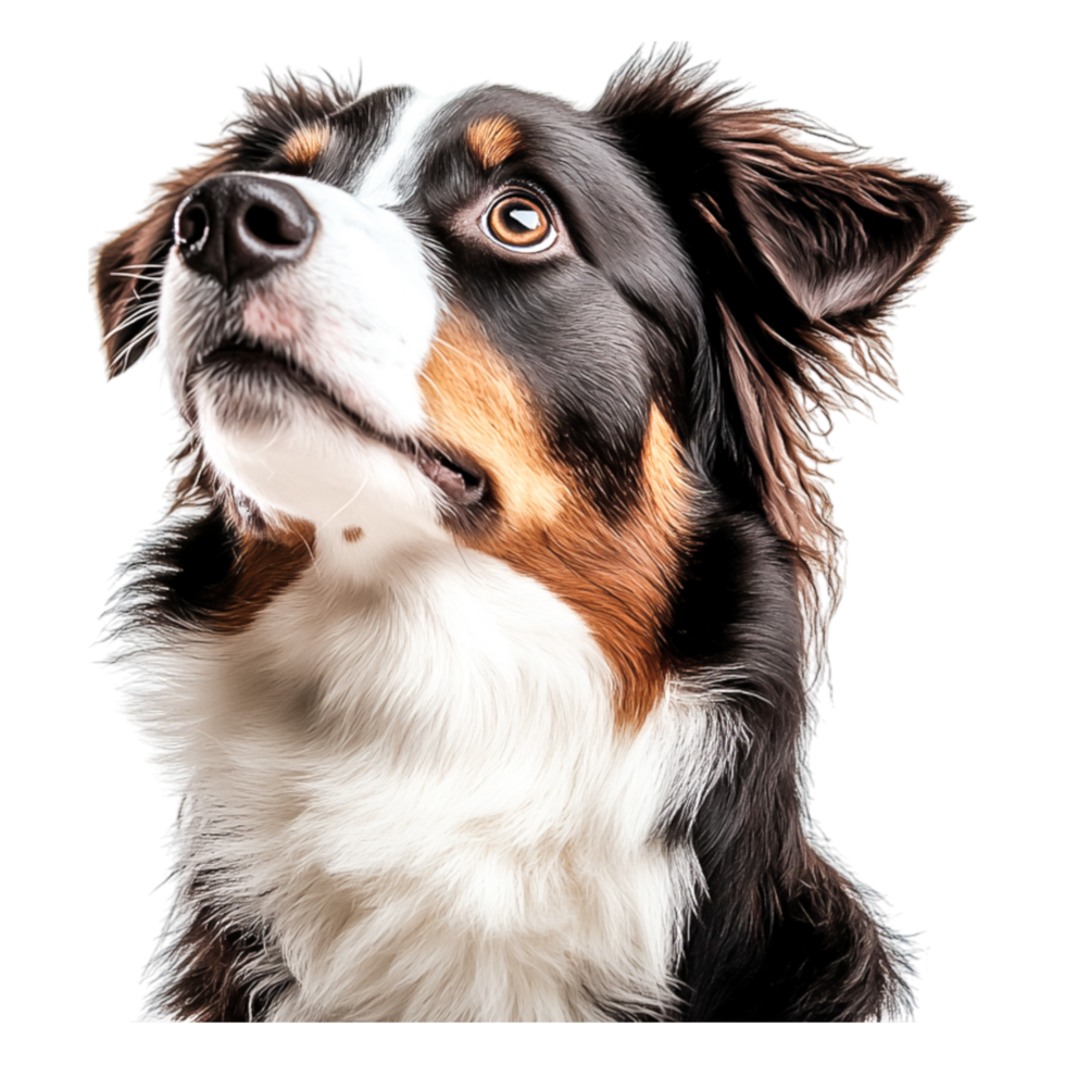 Majestic Portrait of a Beautiful Dog with Distinct Features png