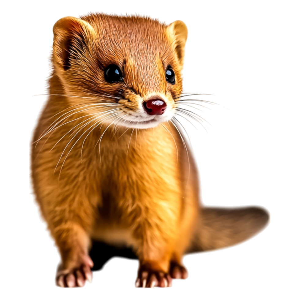 Cute Animal Looking at Camera with Bright Eyes and Soft Fur png