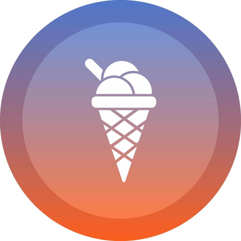 Ice Cream Icon Design vector