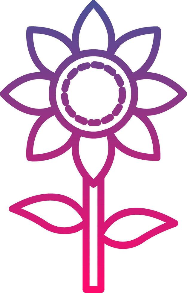 Sunflower Icon Design vector