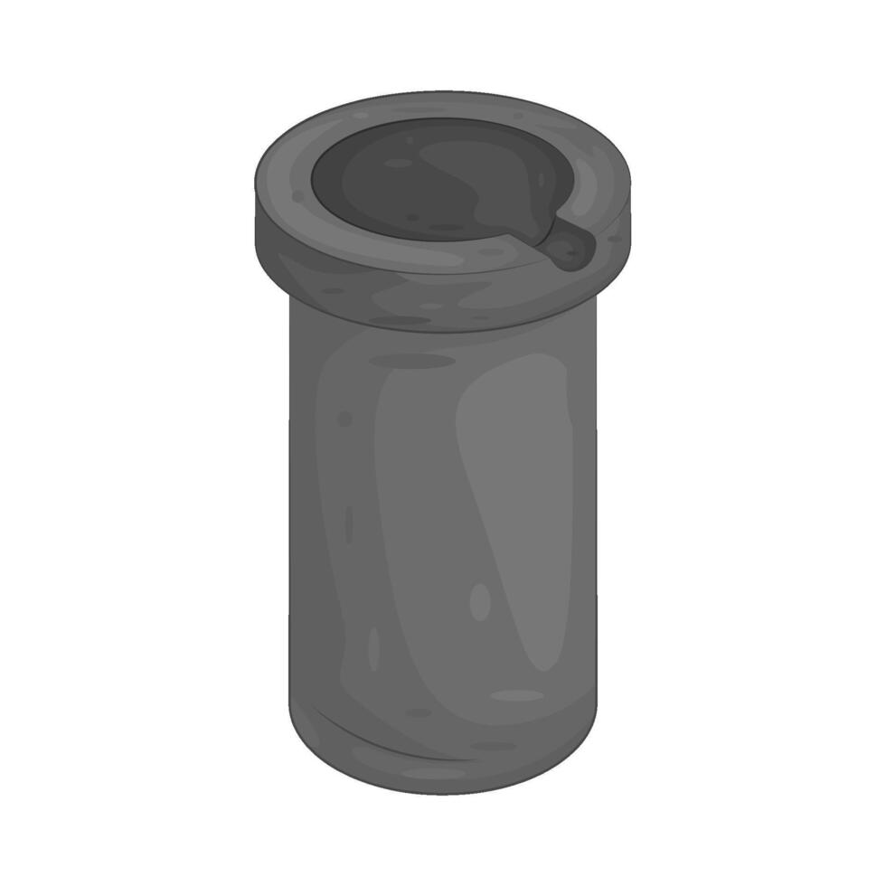 Illustration of Metal Melting Pot vector
