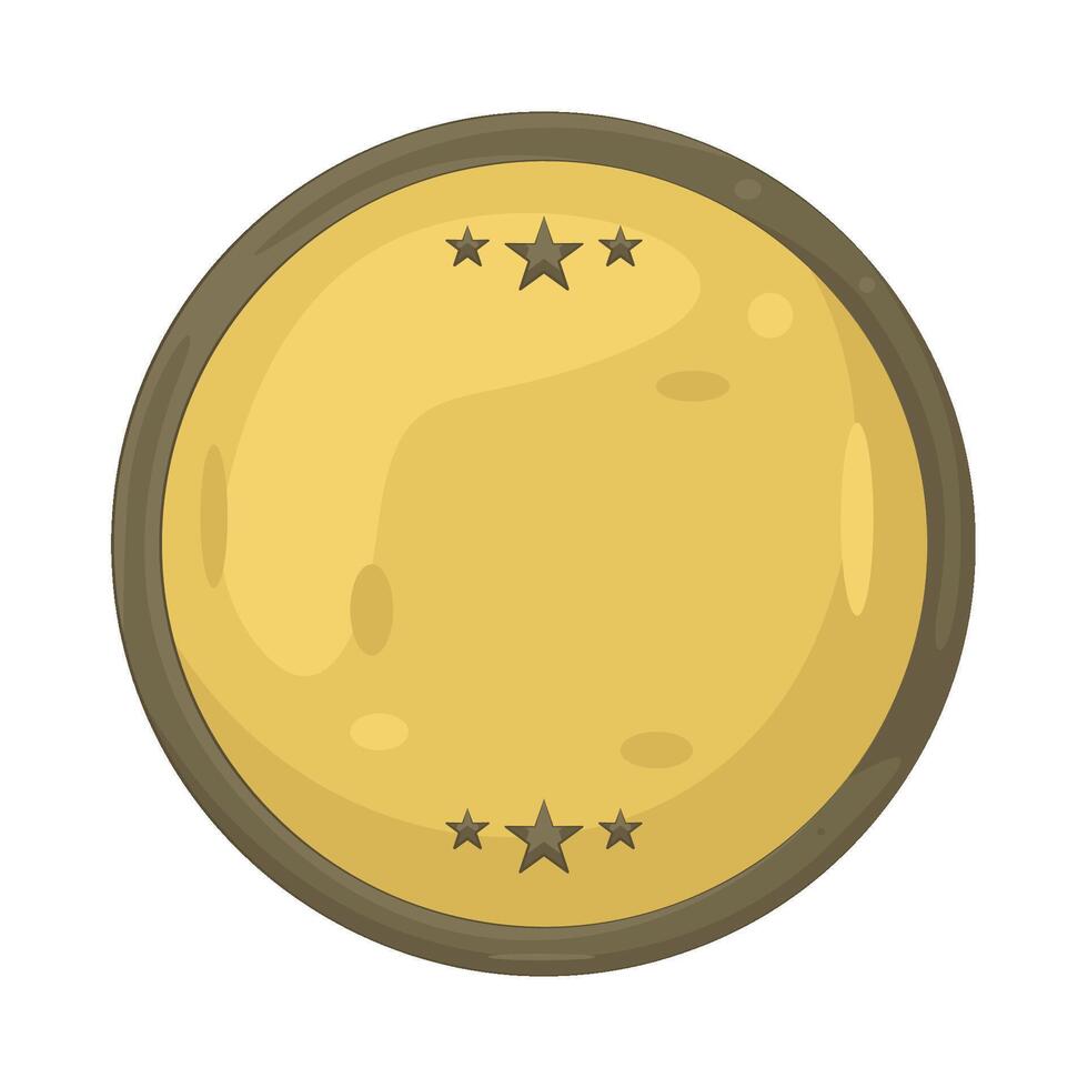 Bronze Coin Award vector