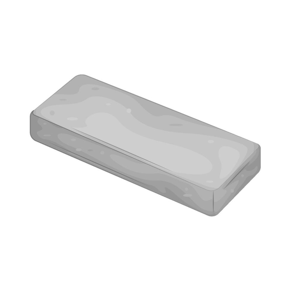 Illustration of Silver Bar vector