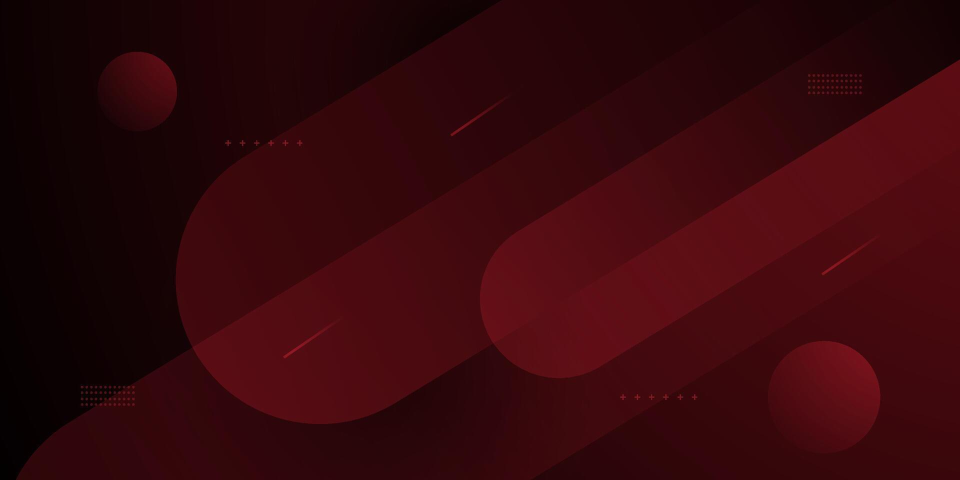 Abstract dark red dynamic pattern background. Circle shape geometric pattern. vector