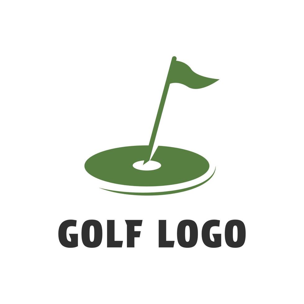 golf logo design creative concept idea vector