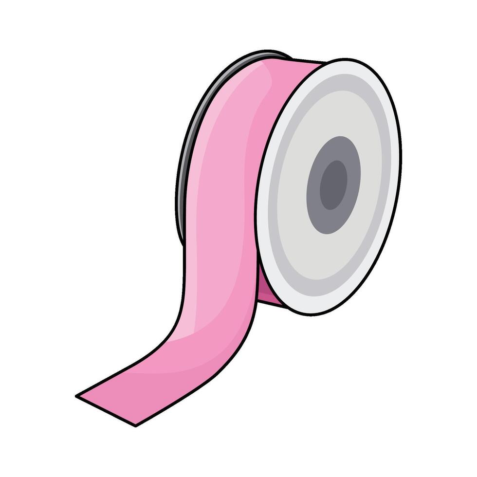 illustration of Ribbon Roll vector