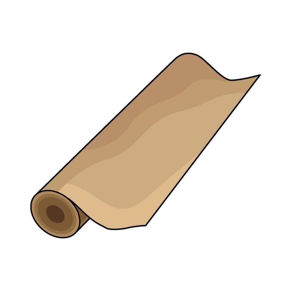 illustration of Wrapping Paper Roll vector