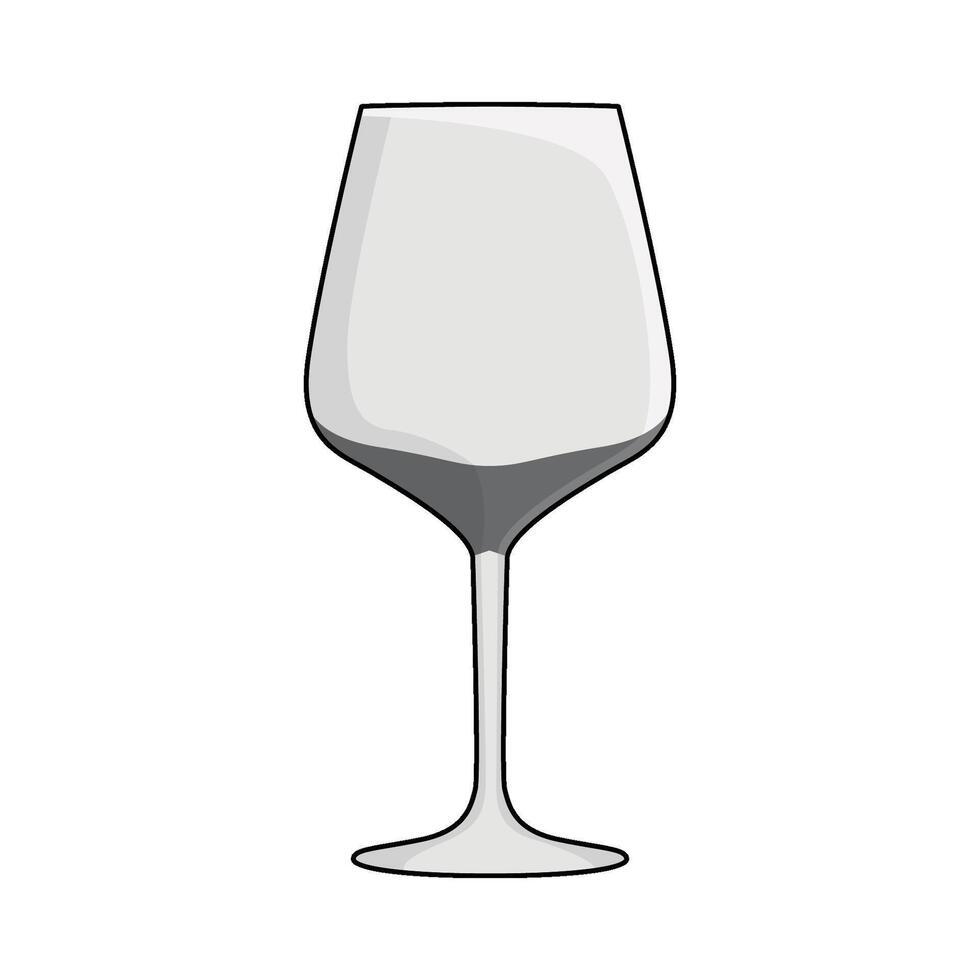 illustration of Wine Glasses vector
