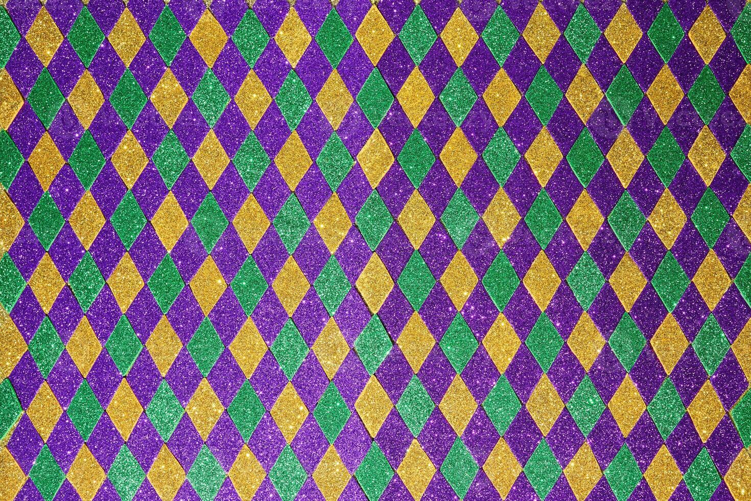 Glittering Harlequin Pattern. Mardi gras background photo