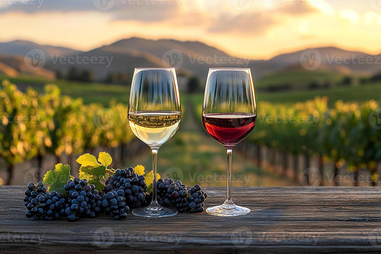 Vineyard Wine Glasses photo