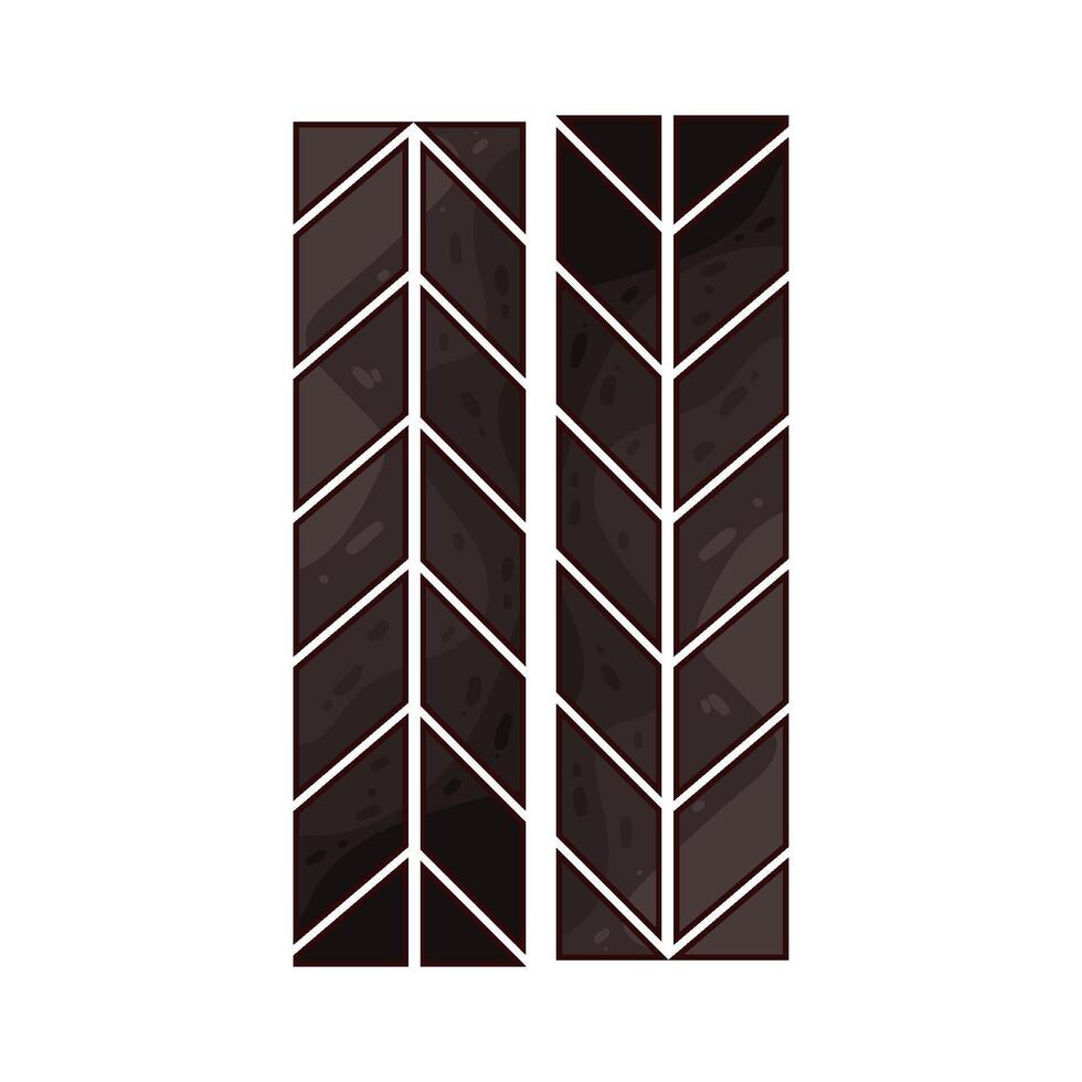 Tire Tracks illustration vector