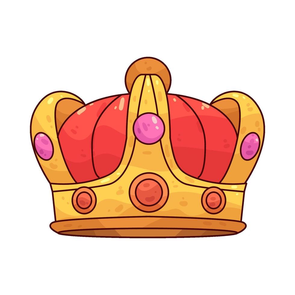 royal crown illustration vector