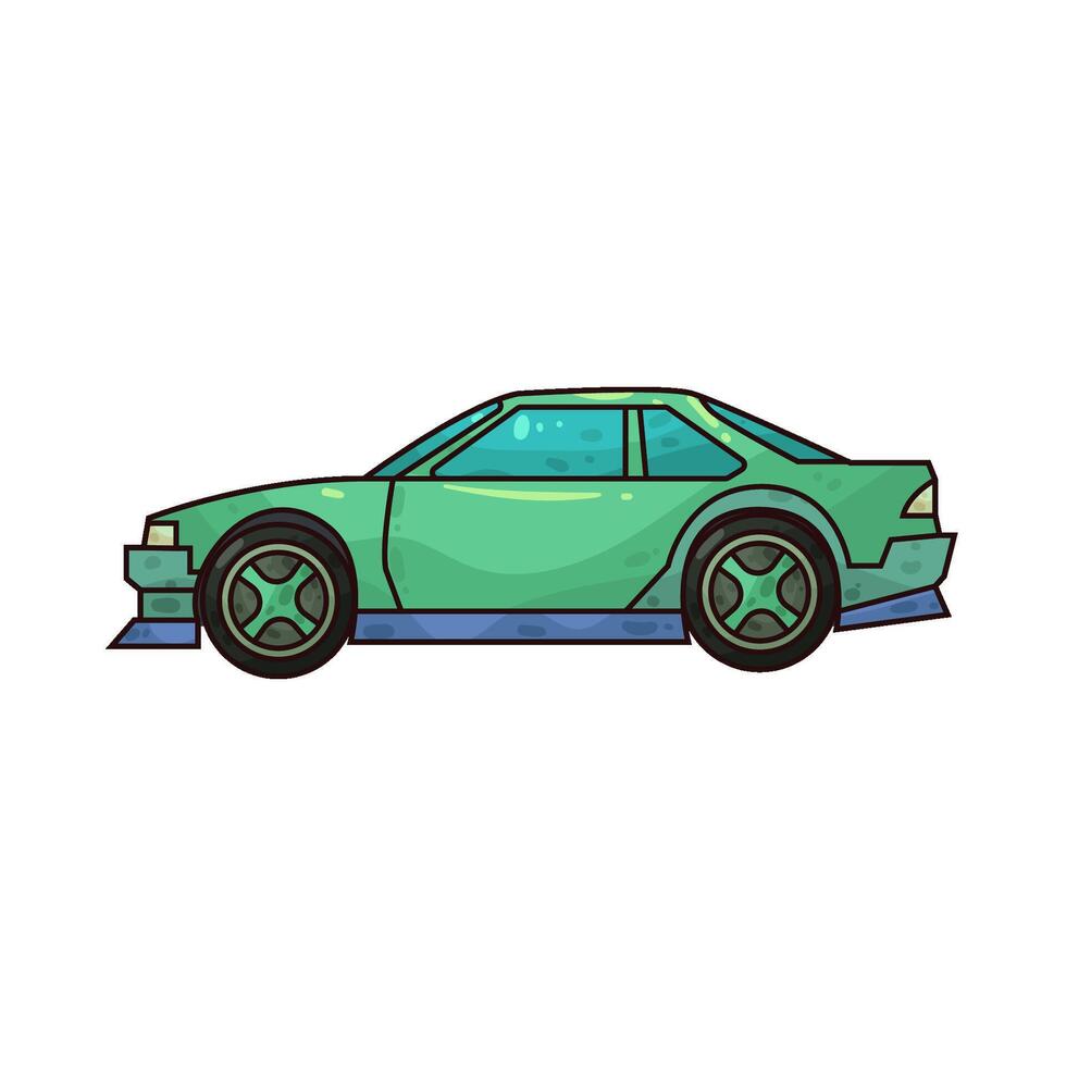 race car illustration vector