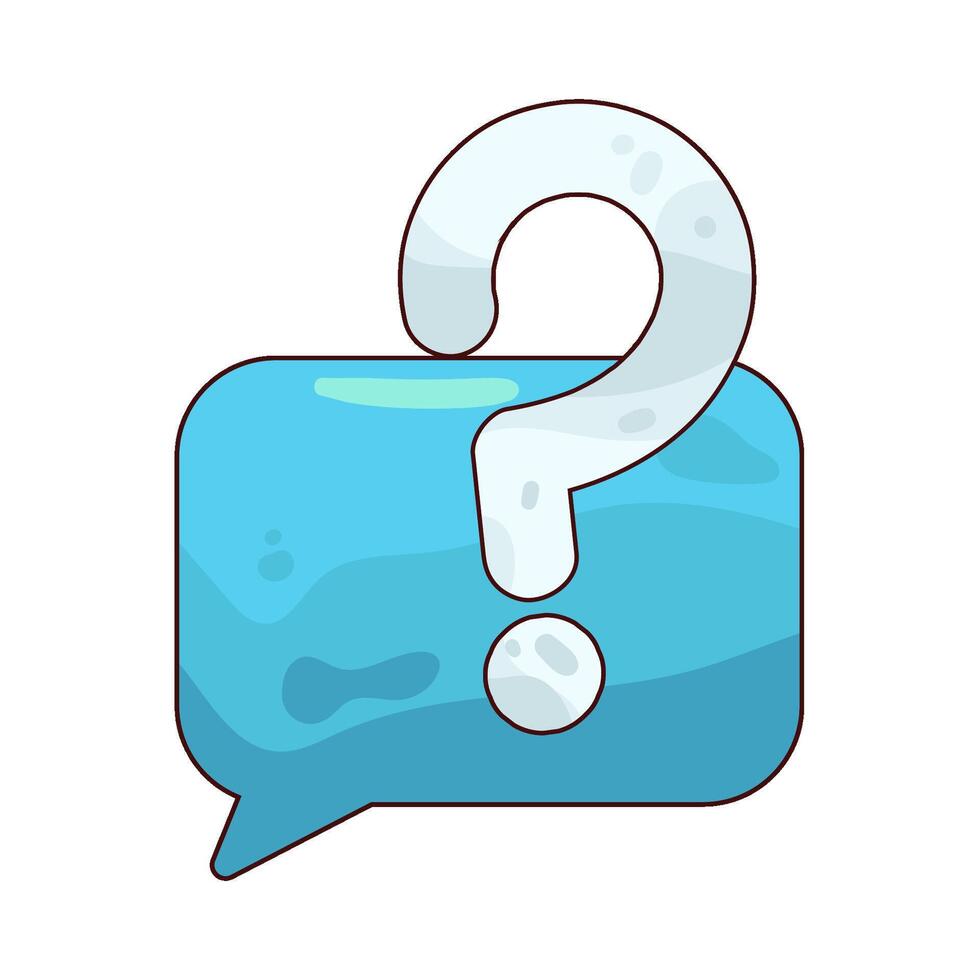 illustration of questions vector