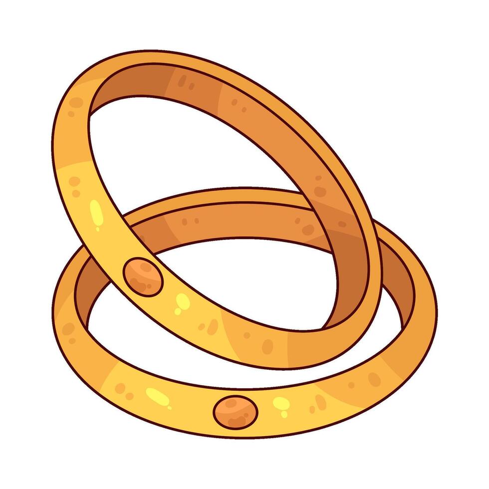 wedding ring illustration vector