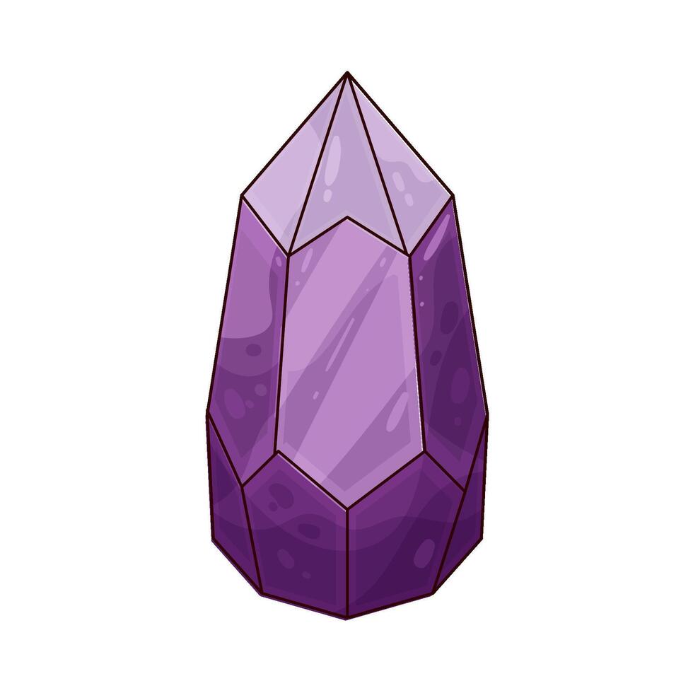 illustration of Amethyst vector