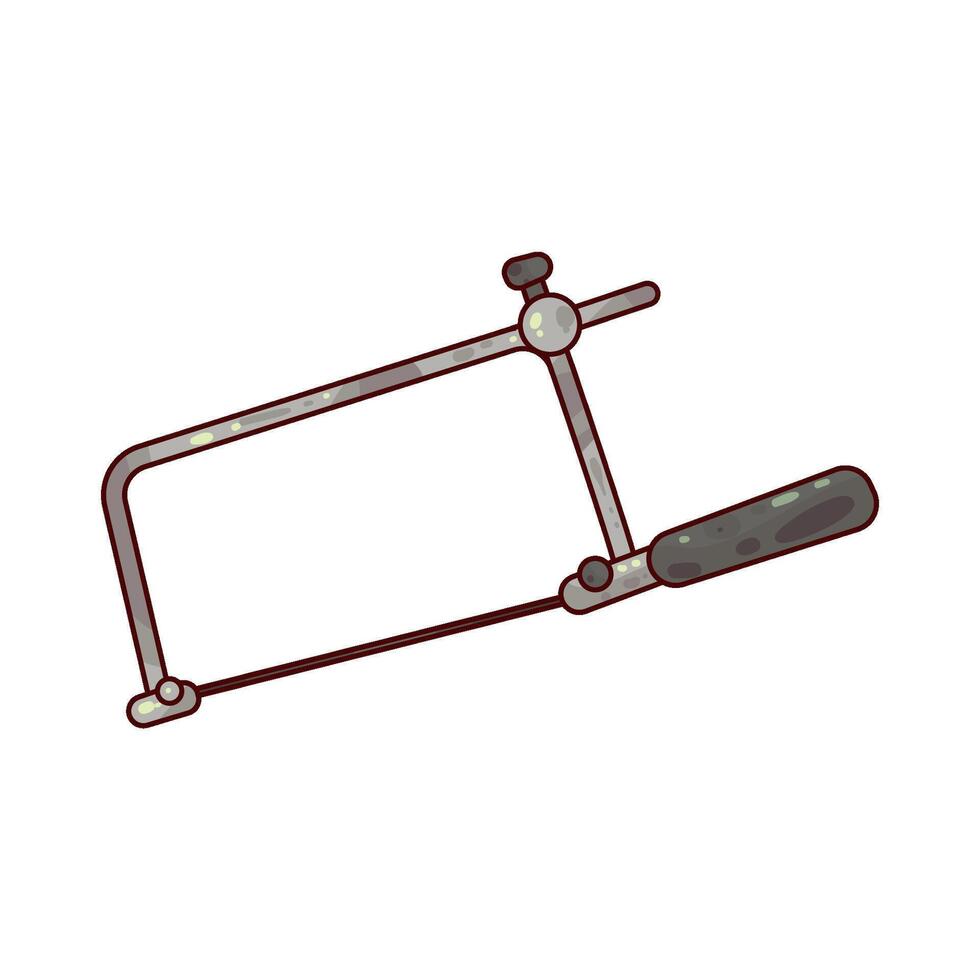 Jewelry saw illustration vector