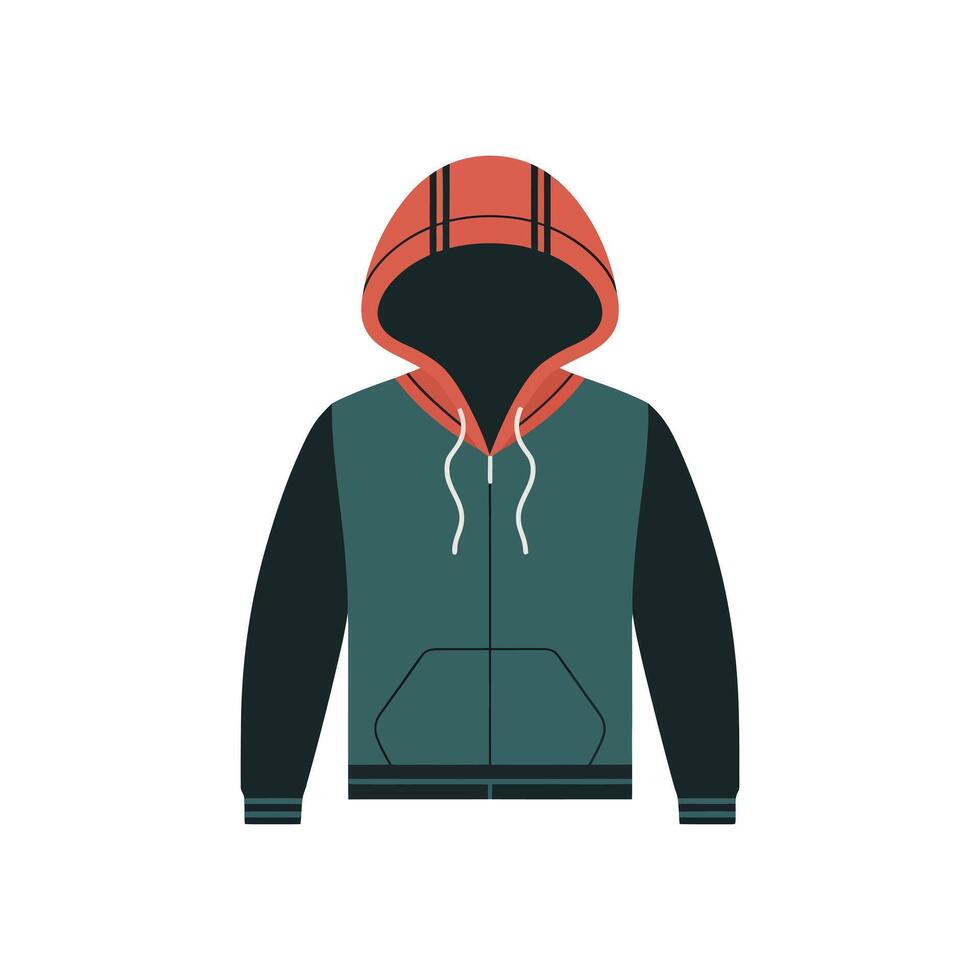 A illustration of Hoodie isolated on white background vector