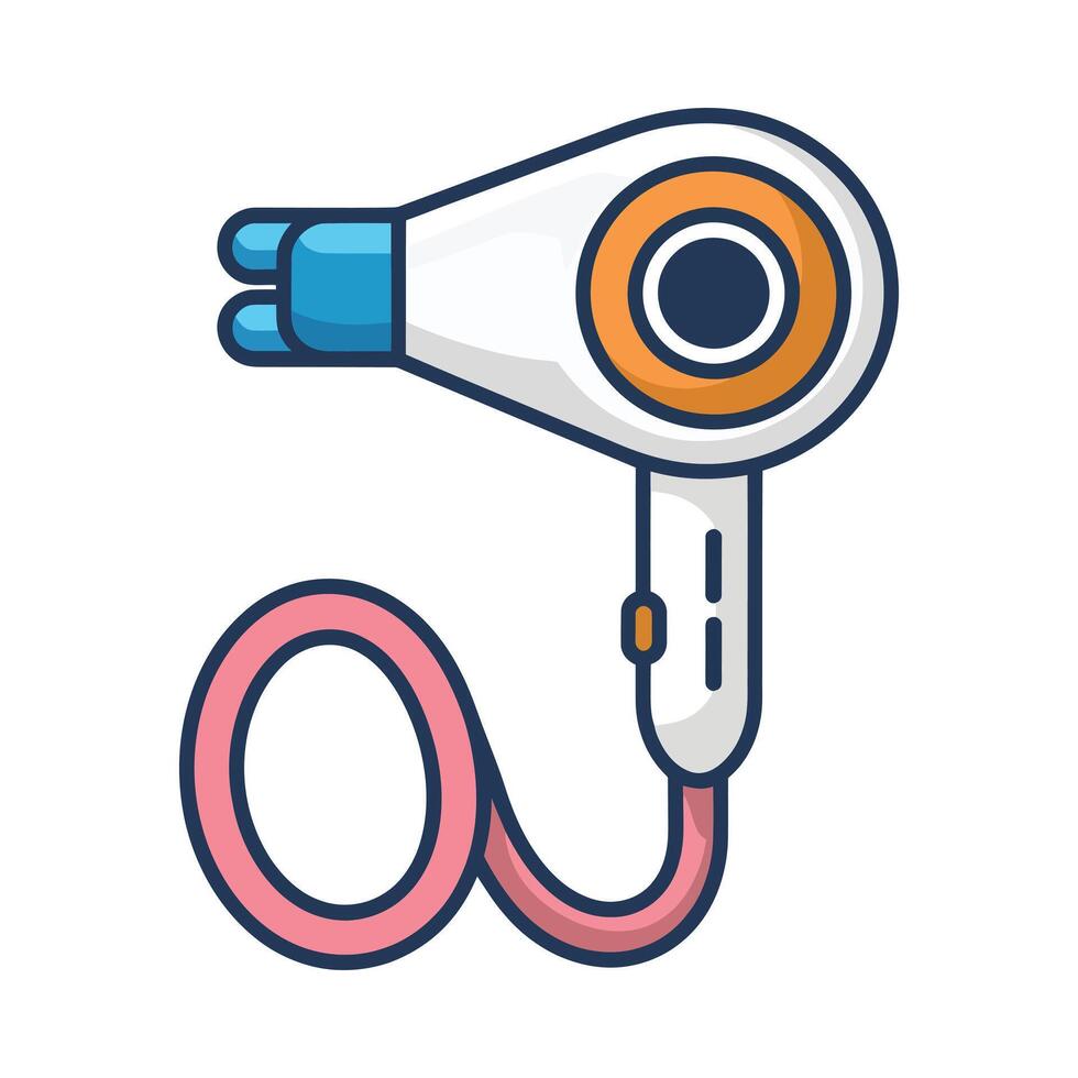 hair dryer icon illustration vector