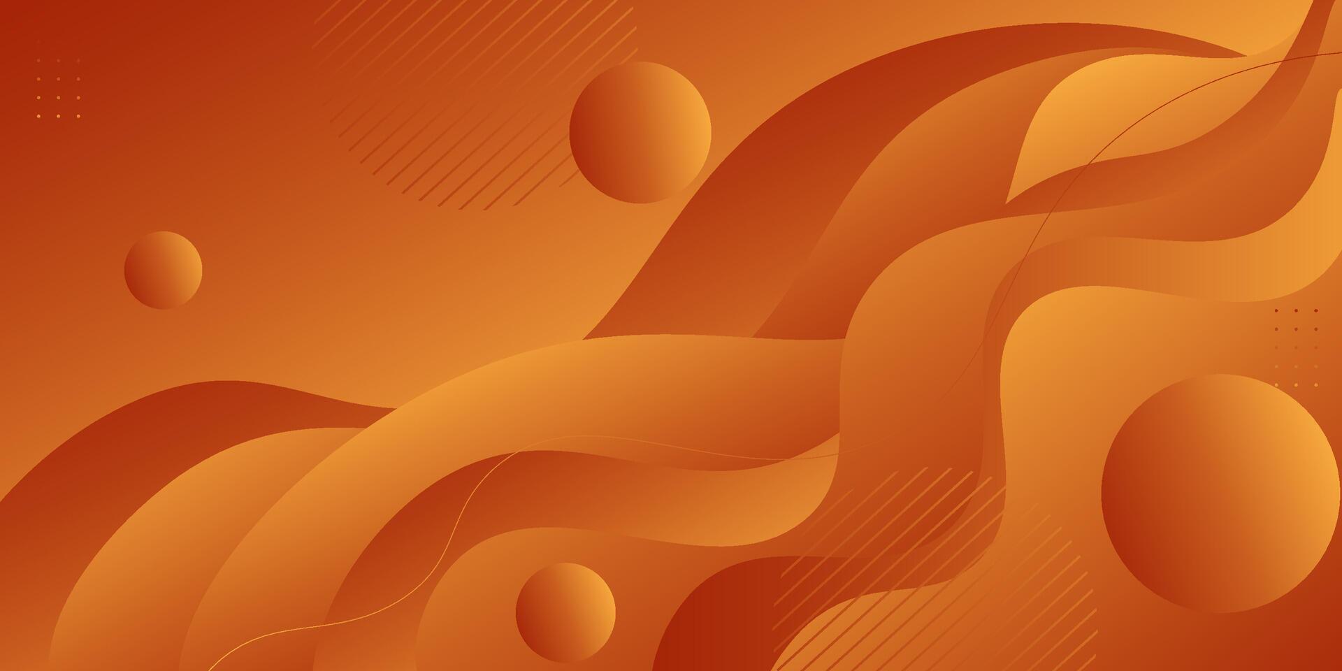 Modern abstract orange wave background with colorful bright gradient. Abstract geometric pattern simple background design for banner, brochure,presentation, and business card. Eps10 vector