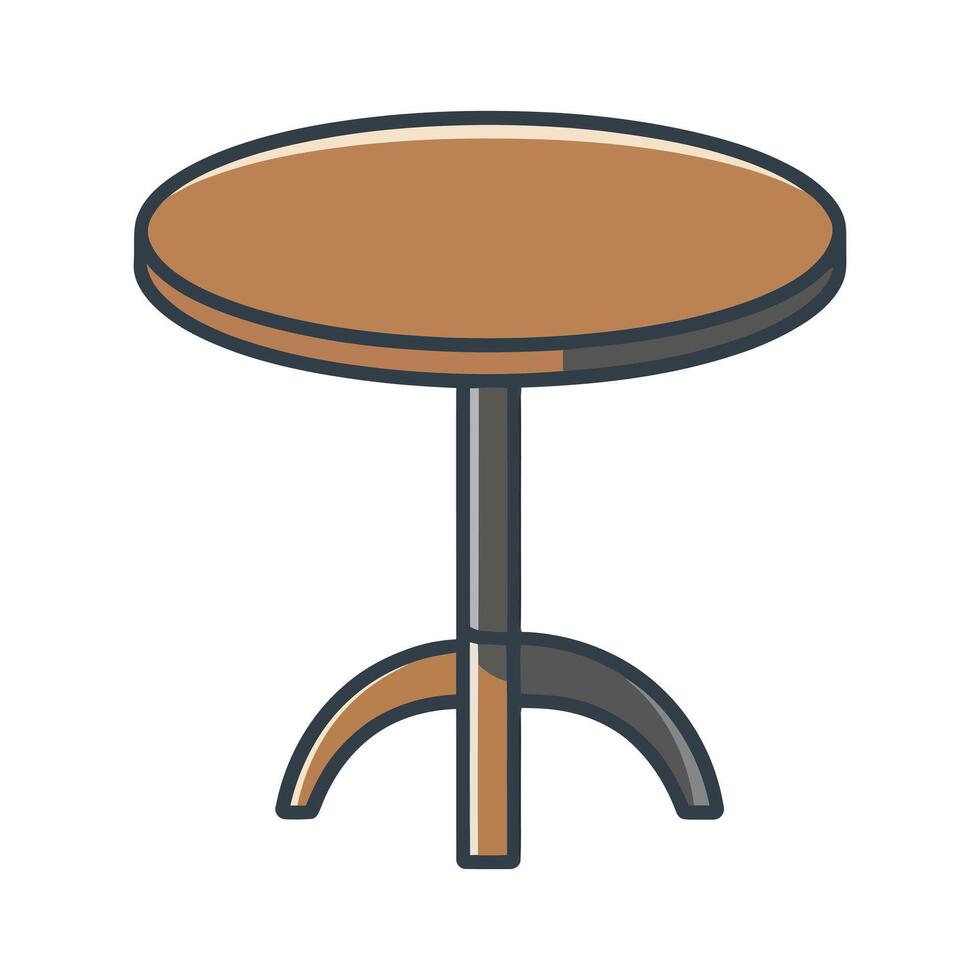 round table icon illustration vector