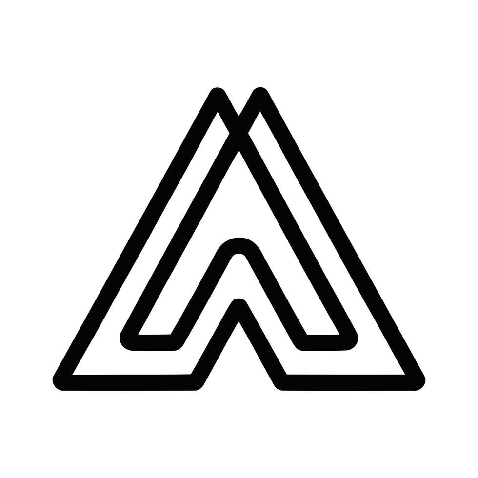 a black and white logo for a company called a vector