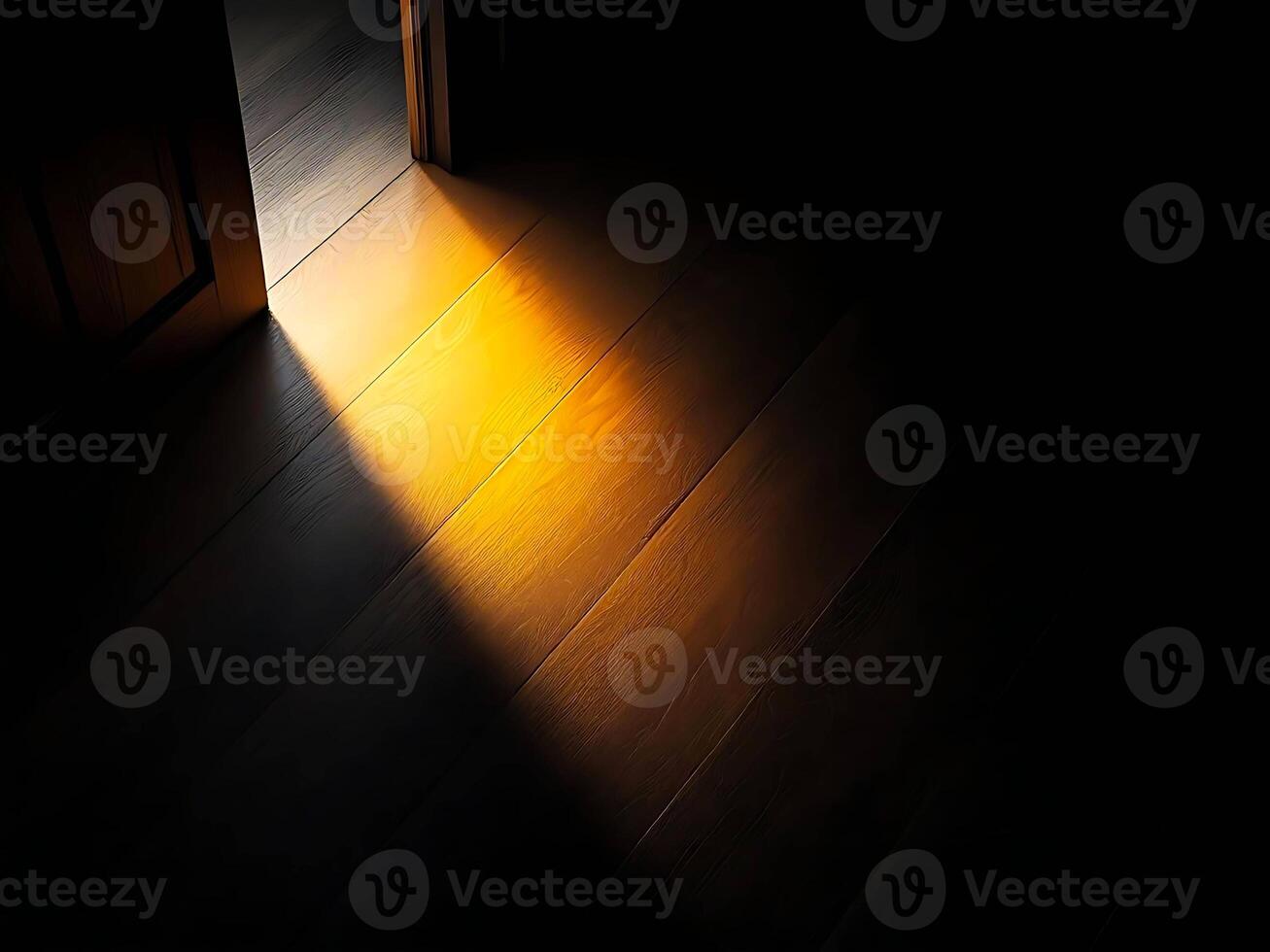 Light Streaming Through an Open Doorway photo