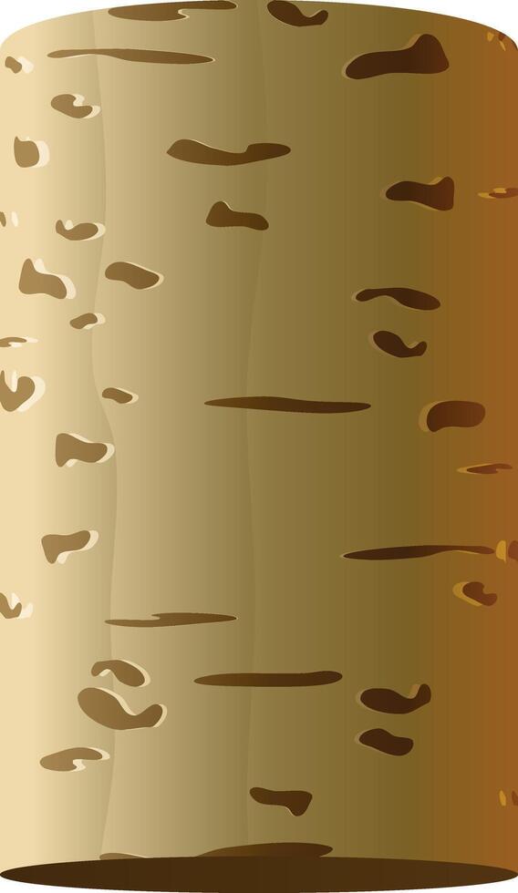 Detailed illustration of cork tree bark texture vector