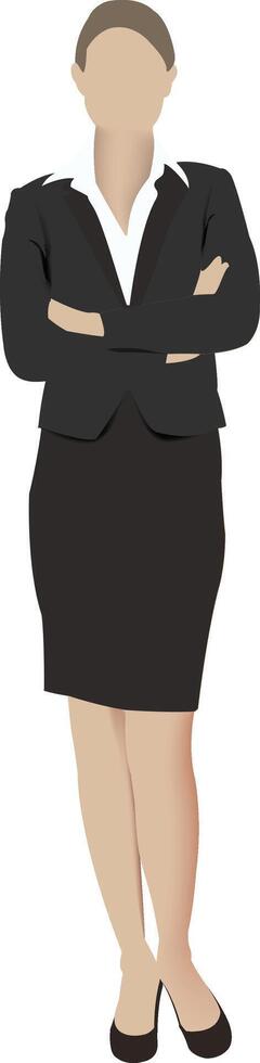 Business woman clipart vector