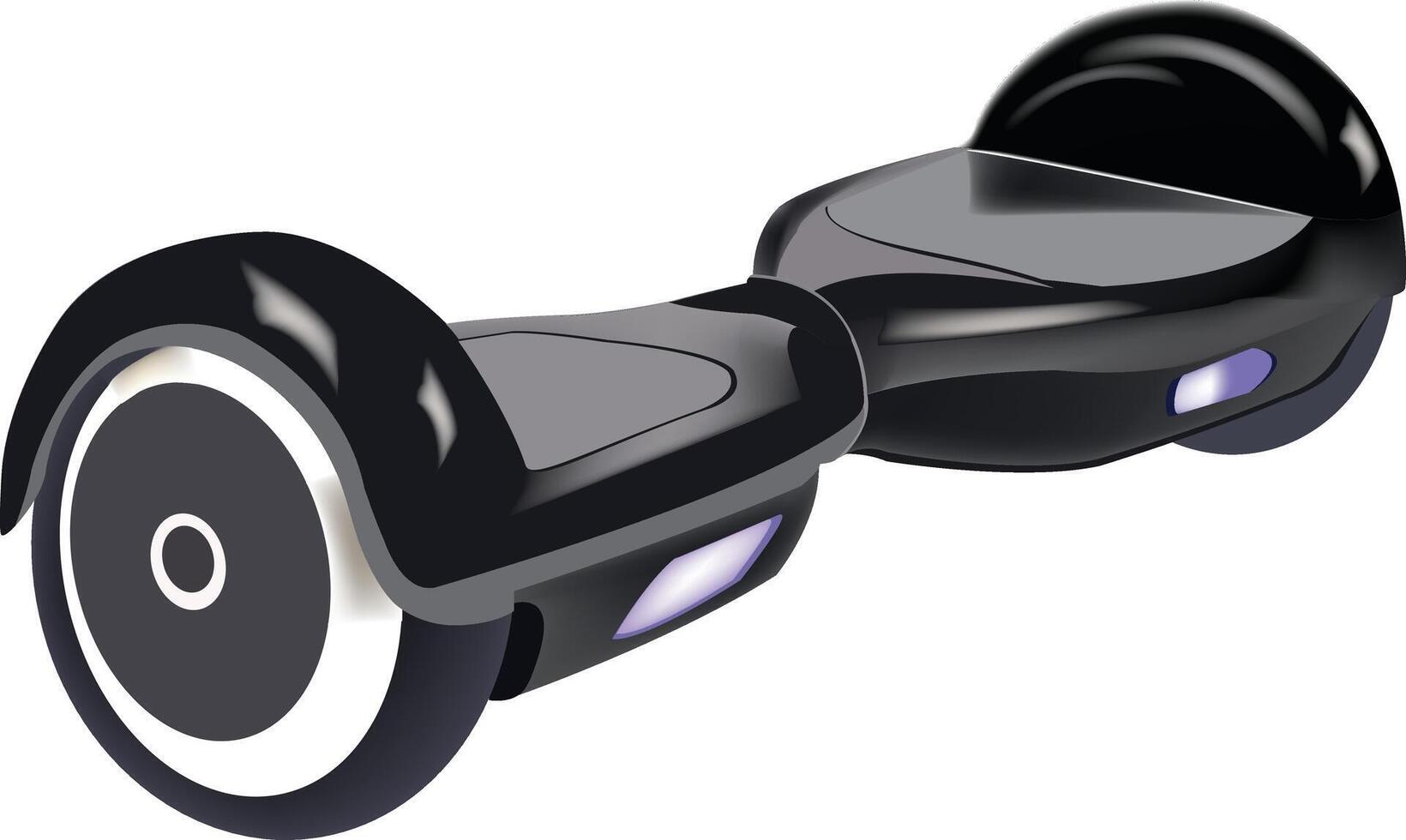 An image of a hoveboard on a white background vector
