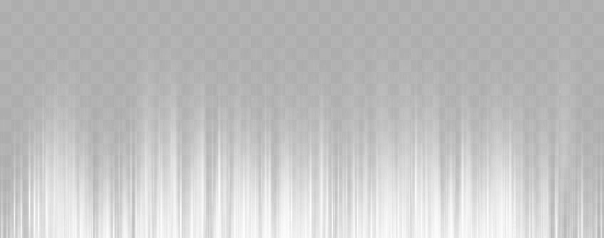 Speed rays, light neon flow, zoom in motion effect, silver glow speed lines, colorful light trails, stripes. Abstract illustration. vector