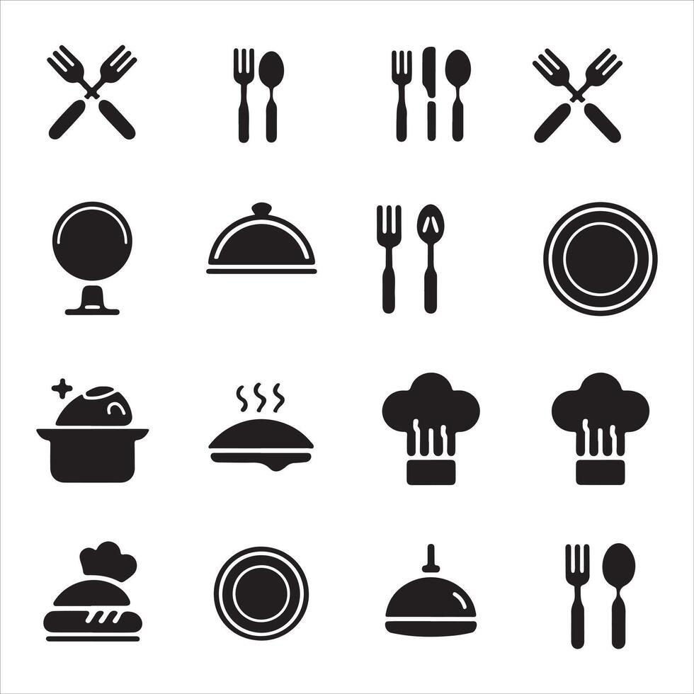 fork spoon and knife vector