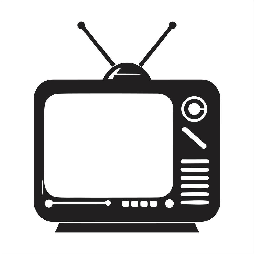 Tv icon illustration vector