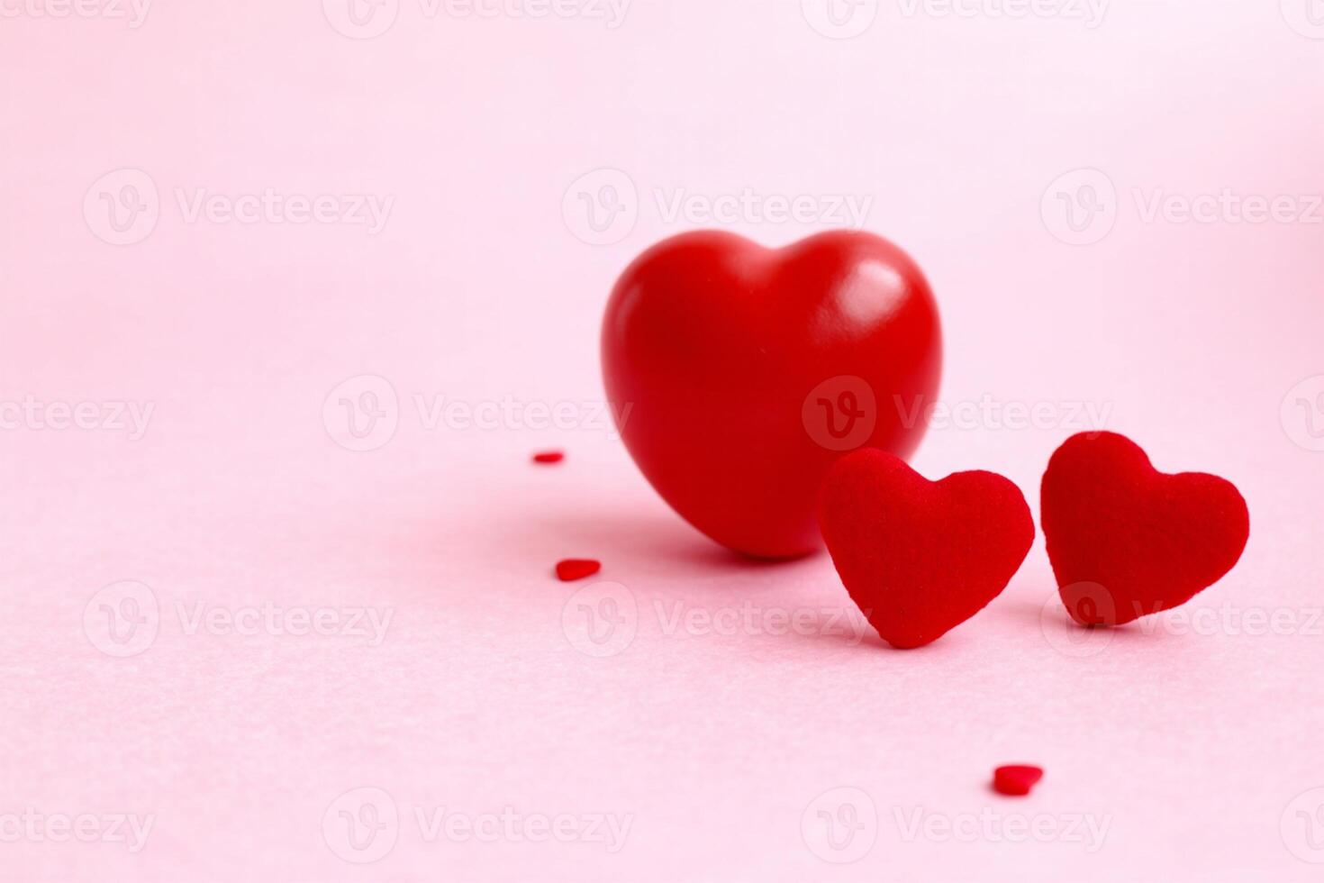 Elegant Valentine's Day Background with a Heartfelt Accent photo