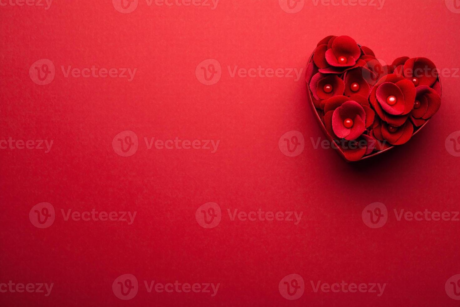 Minimal Valentine's Day Background with a Loving Detail photo