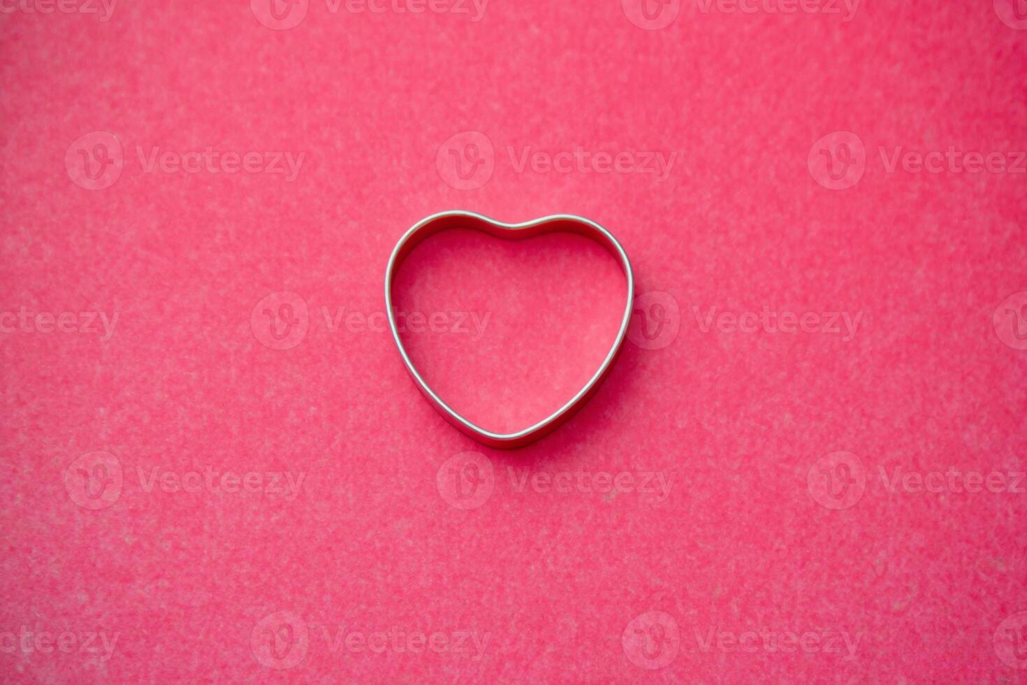 Minimalist Valentine's Day Background with a Romantic Touch photo