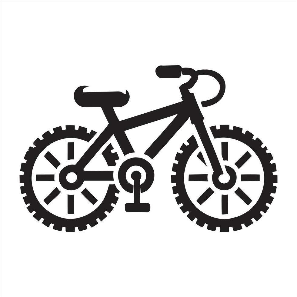 Bicycle icon illustration isolated on white background vector