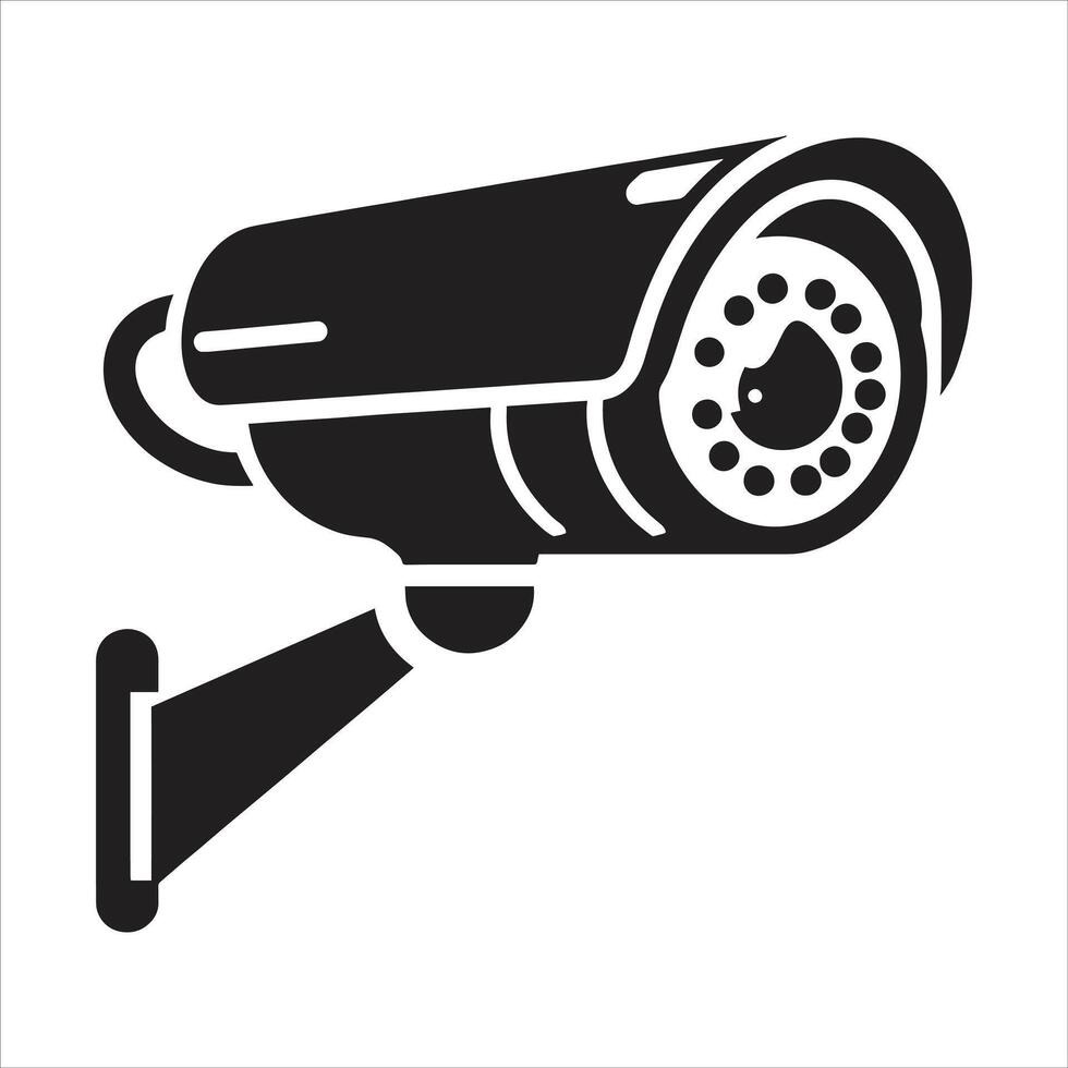 Security camera icon illustration vector