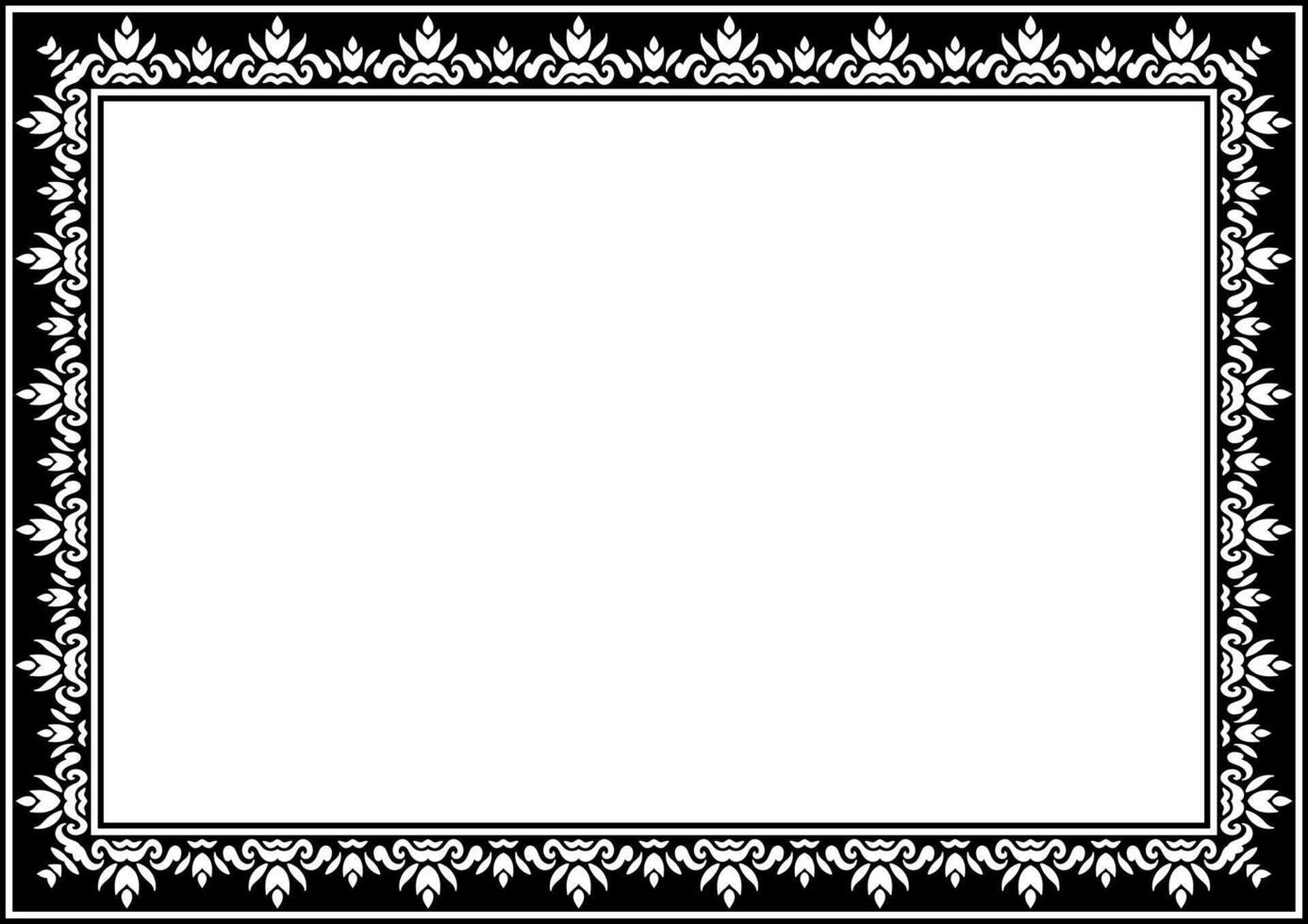Classic Ornamental Frame Design. vector